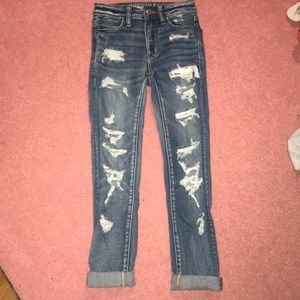 American eagle ripped jeans